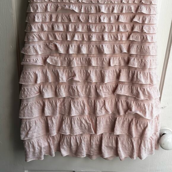 Express Strapless Ruffled Dress - Blush Pink - Size Medium - Picture 4 of 7